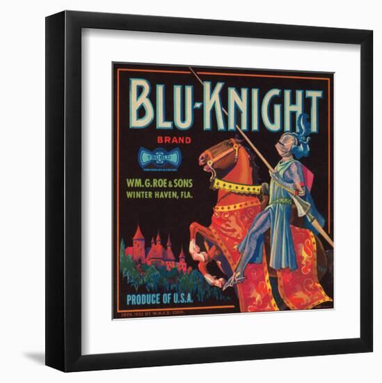 Blu-Knight Brand-null-Framed Art Print