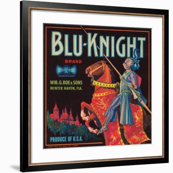 Blu-Knight Brand-null-Framed Art Print