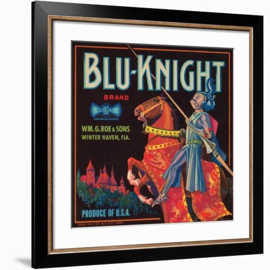 Blu-Knight Brand-null-Framed Art Print