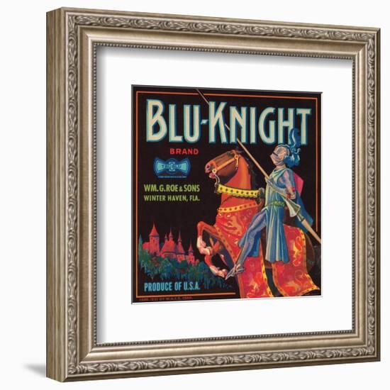 Blu-Knight Brand-null-Framed Art Print