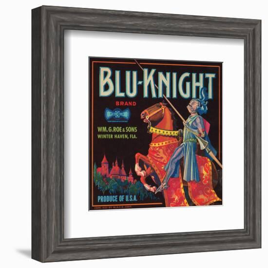 Blu-Knight Brand-null-Framed Art Print