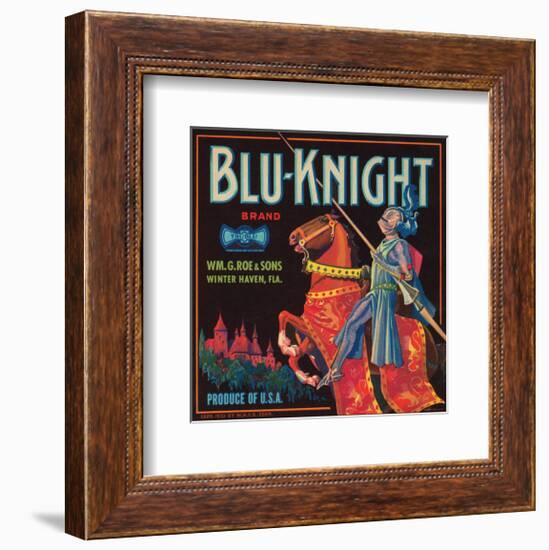 Blu-Knight Brand-null-Framed Art Print