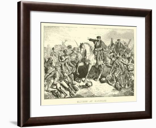 Blucher at Waterloo-null-Framed Giclee Print