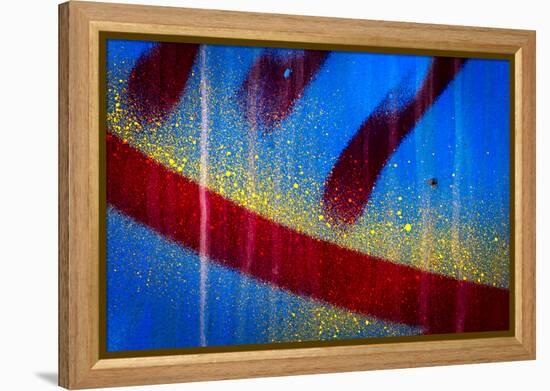 Blue Abstract 1-Ursula Abresch-Framed Premier Image Canvas