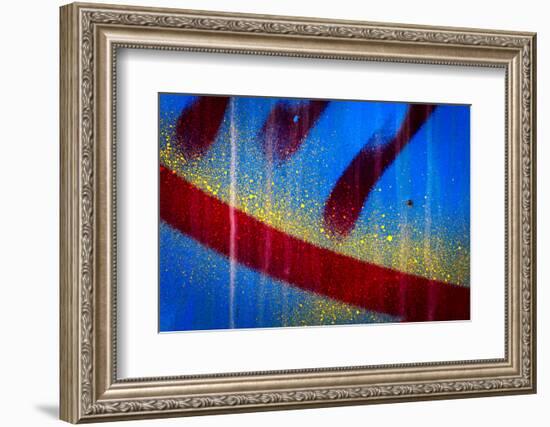 Blue Abstract 1-Ursula Abresch-Framed Photographic Print