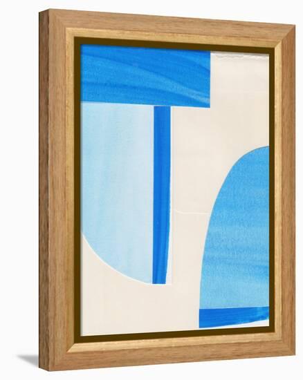 Blue Abstract Collage-Alisa Galitsyna-Framed Premier Image Canvas