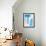 Blue Abstract Collage-Alisa Galitsyna-Framed Giclee Print displayed on a wall