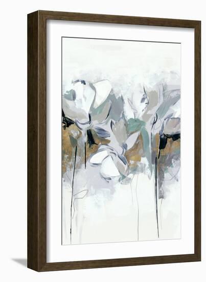 Blue Abstract Florals II-PI Studio-Framed Art Print