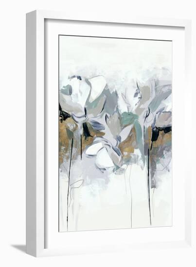 Blue Abstract Florals II-PI Studio-Framed Art Print