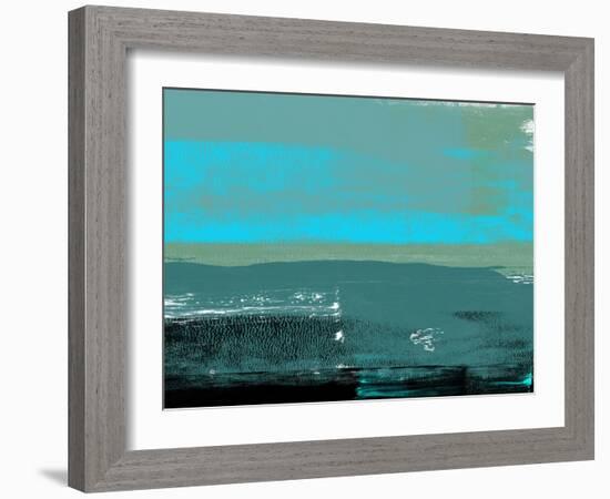 Blue Abstract II-Alma Levine-Framed Art Print