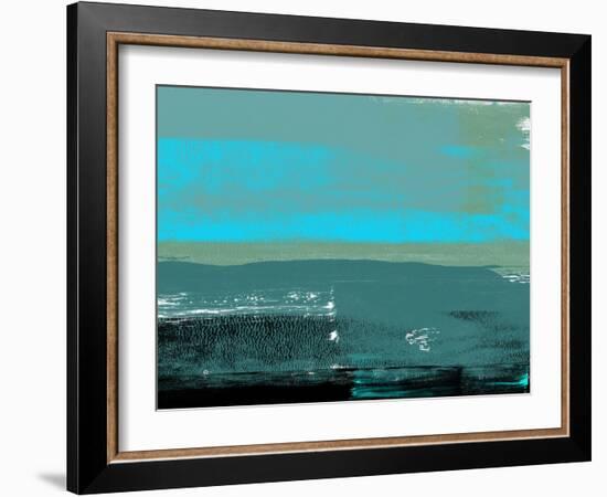 Blue Abstract II-Alma Levine-Framed Art Print