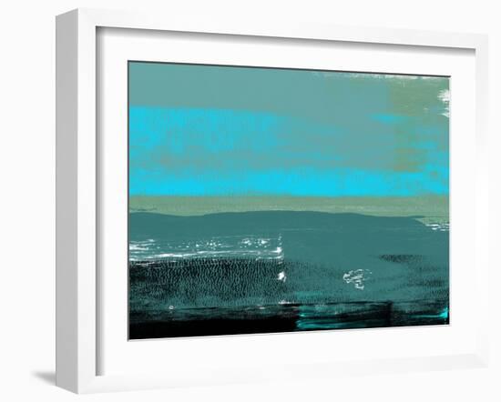 Blue Abstract II-Alma Levine-Framed Art Print
