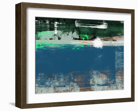 Blue Abstract III-Alma Levine-Framed Art Print