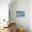 Blue Abstract Painting-Cora Niele-Giclee Print displayed on a wall