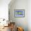 Blue Abstract Painting-Cora Niele-Framed Giclee Print displayed on a wall