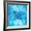 Blue Abstract Shining Ice Vector Background-art_of_sun-Framed Art Print