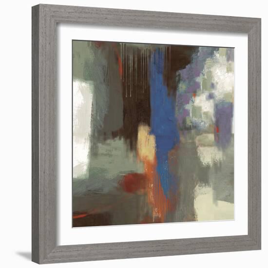 Blue Abstract-Sloane Addison ?-Framed Art Print