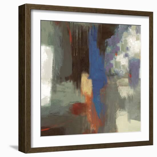 Blue Abstract-Sloane Addison ?-Framed Art Print