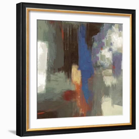 Blue Abstract-Sloane Addison ?-Framed Art Print