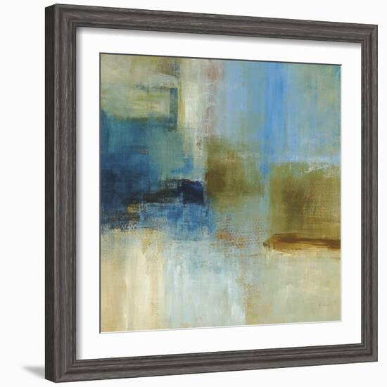 Blue Abstract-Simon Addyman-Framed Art Print