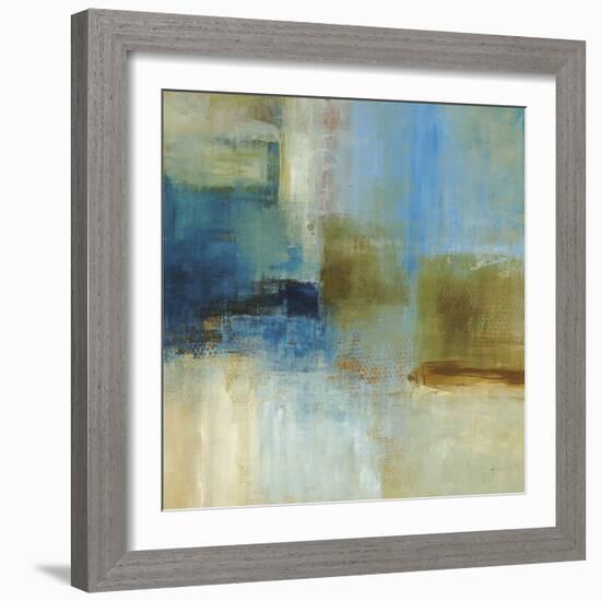 Blue Abstract-Simon Addyman-Framed Art Print