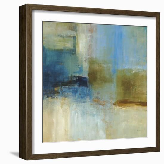 Blue Abstract-Simon Addyman-Framed Art Print