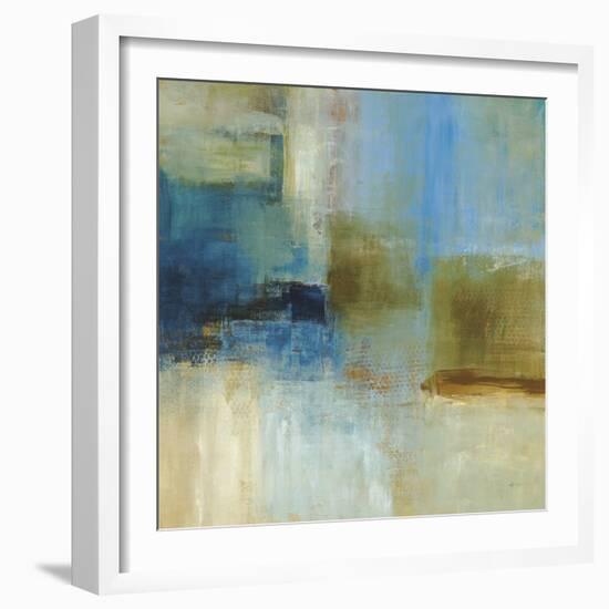 Blue Abstract-Simon Addyman-Framed Art Print