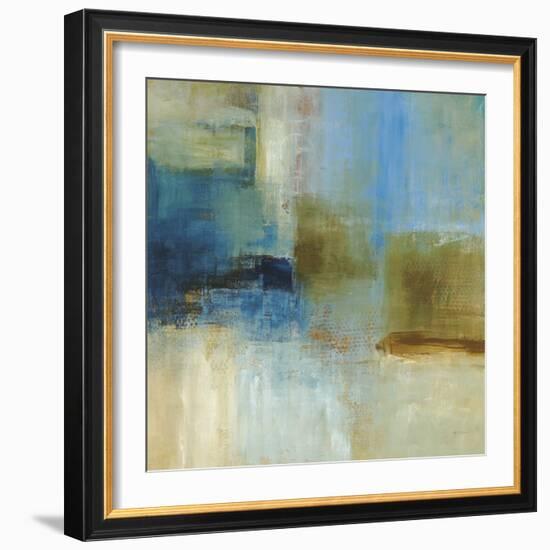 Blue Abstract-Simon Addyman-Framed Art Print