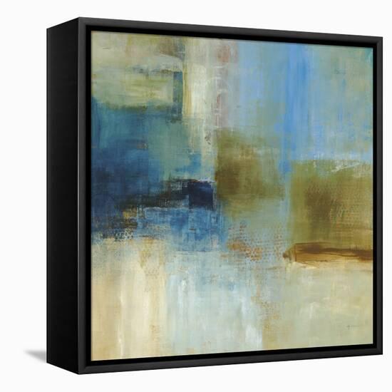 Blue Abstract-Simon Addyman-Framed Stretched Canvas