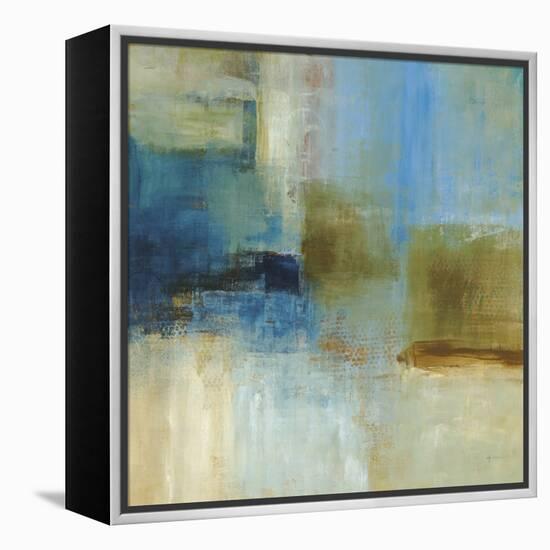 Blue Abstract-Simon Addyman-Framed Stretched Canvas