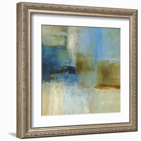 Blue Abstract-Simon Addyman-Framed Art Print