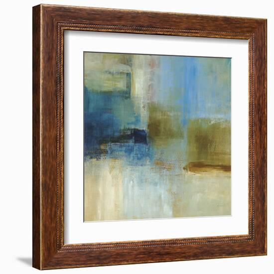 Blue Abstract-Simon Addyman-Framed Art Print