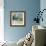 Blue Abstract-Simon Addyman-Framed Premium Giclee Print displayed on a wall