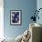 Blue Abstraction I-PI Studio-Framed Art Print displayed on a wall