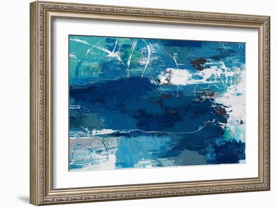 Blue Abstractions-PI Studio-Framed Art Print