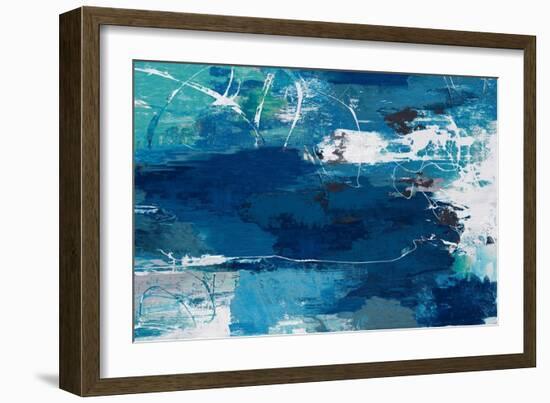 Blue Abstractions-PI Studio-Framed Art Print