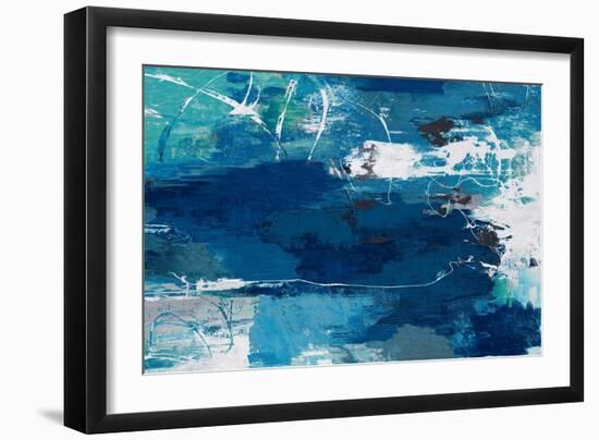 Blue Abstractions-PI Studio-Framed Art Print