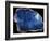 Blue Agate Marble-Jace Grey-Framed Art Print