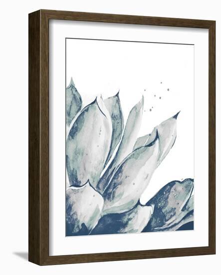 Blue Agave on White II-Patricia Pinto-Framed Art Print