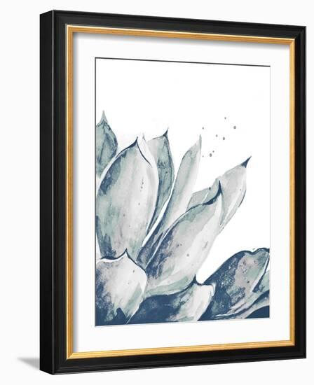 Blue Agave on White II-Patricia Pinto-Framed Art Print