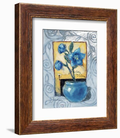 Blue Amaryllis-Joadoor-Framed Premium Giclee Print