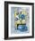 Blue Amaryllis-Joadoor-Framed Art Print