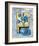 Blue Amaryllis-Joadoor-Framed Art Print