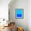 Blue and Aqua-Shelley Lake-Framed Art Print displayed on a wall