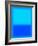 Blue and Aqua-Shelley Lake-Framed Art Print