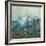 Blue and Bronze Dots VII-Danhui Nai-Framed Art Print