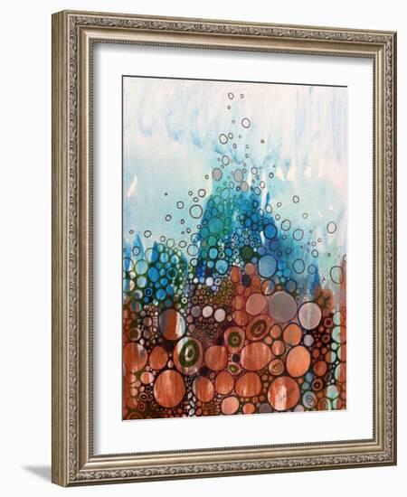 Blue and Bronze-Sarah Butcher-Framed Art Print