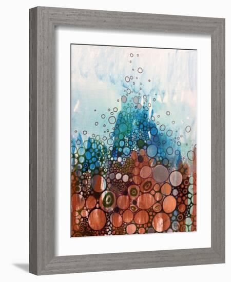 Blue and Bronze-Sarah Butcher-Framed Art Print