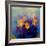 Blue and Gold Irises, 2023, (Oil on Canvas)-Lee Campbell-Framed Giclee Print