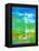 Blue and Green Abstract Art Painting-T30Gallery-Framed Stretched Canvas